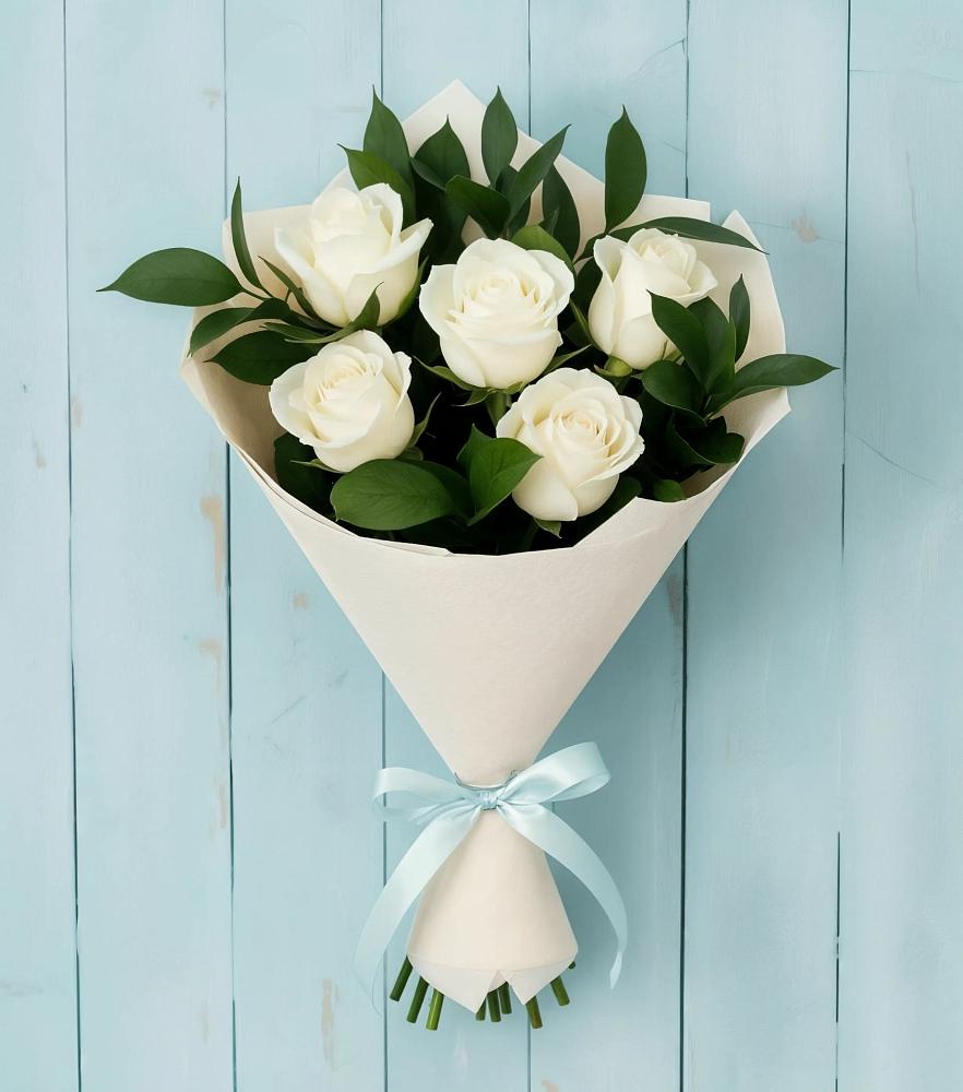 Букет цветов из: Розы в Посёлок центральной усадьбы совхоза Мир