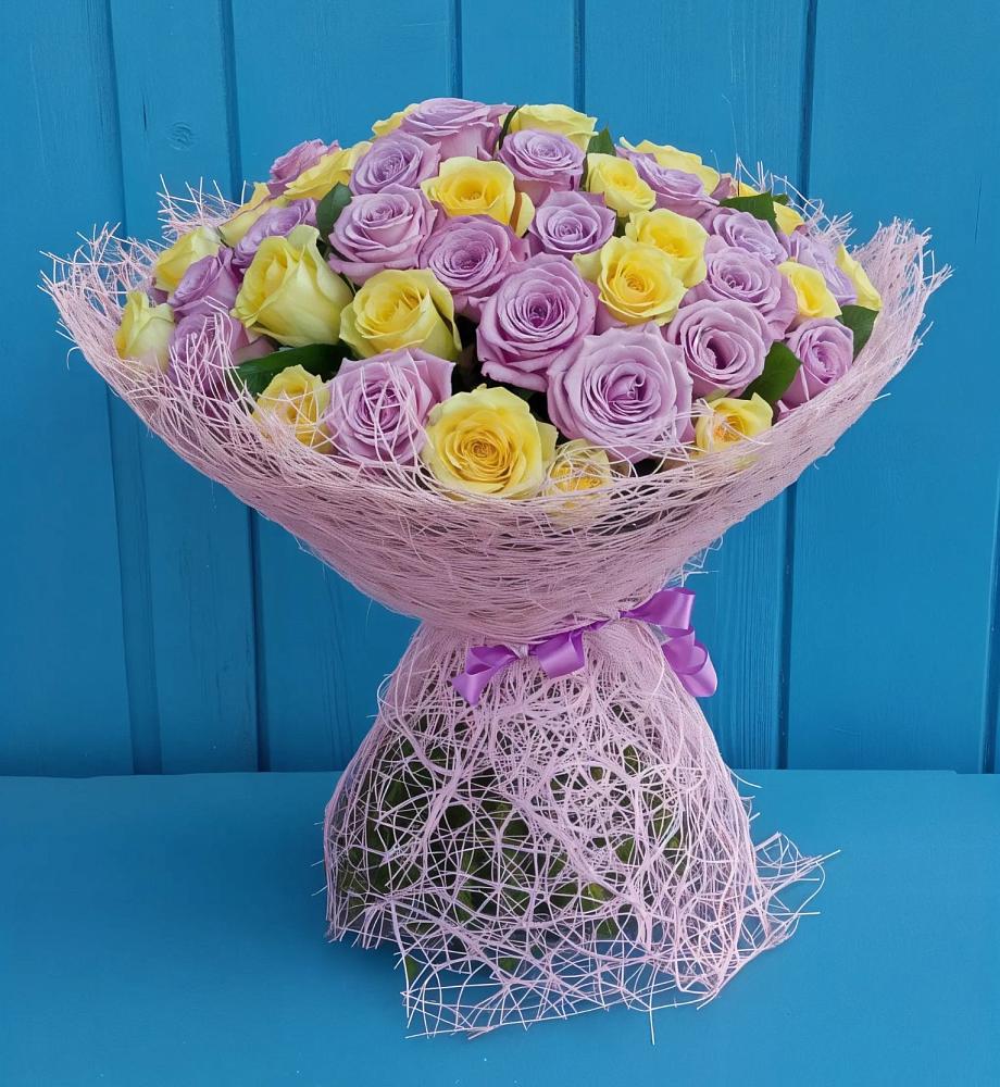 Букет 101 Волшебный Миг в Посёлок центральной усадьбы совхоза Мир