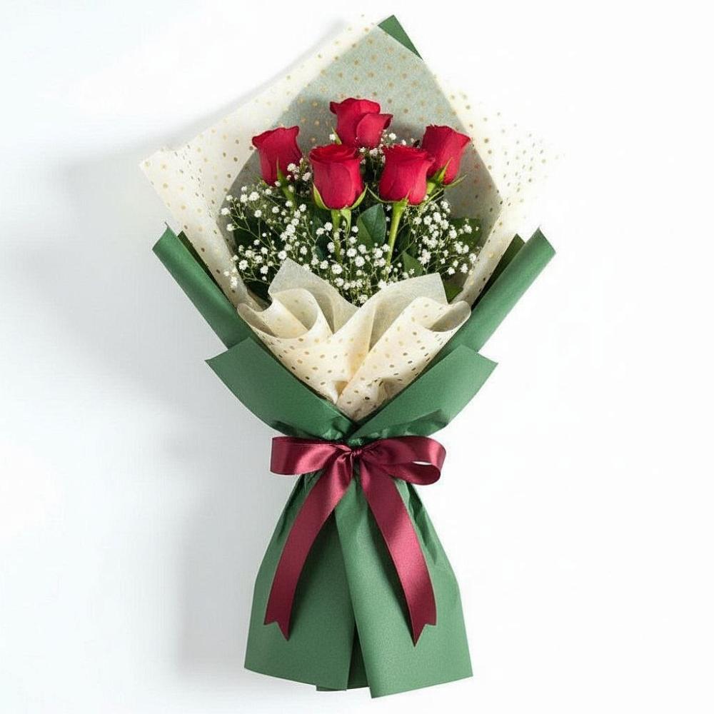 Букет цветов из: Розы в Посёлок центральной усадьбы совхоза Мир