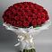 Букет 101 Красная роза Блэк Мэджик в Посёлок центральной усадьбы совхоза Мир