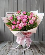 Букет Розовый кустик в Посёлок центральной усадьбы совхоза Мир