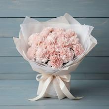 Букет цветов из:  Гвоздики в Посёлок центральной усадьбы совхоза Мир