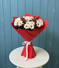 Букет цветов из:  Хризантемы #REPLACE_PRED# Посёлок центральной усадьбы совхоза Мир