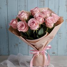 Букет цветов из:  Розы #REPLACE_PRED# Посёлок центральной усадьбы совхоза Мир